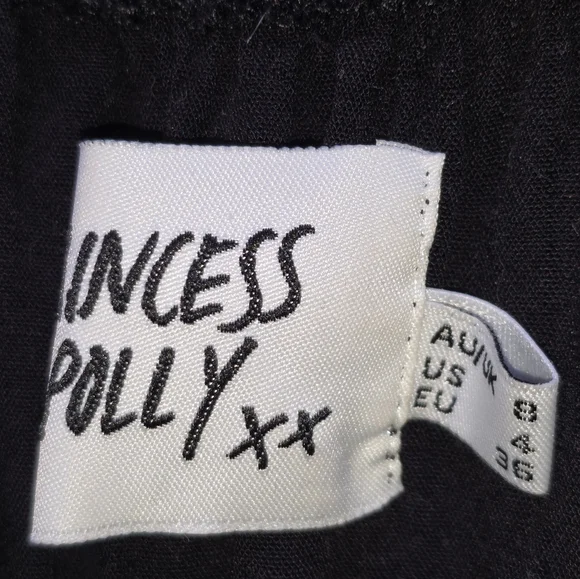 Princess Polly Black Ruffled Tiered Romper - Picture 2 of 3